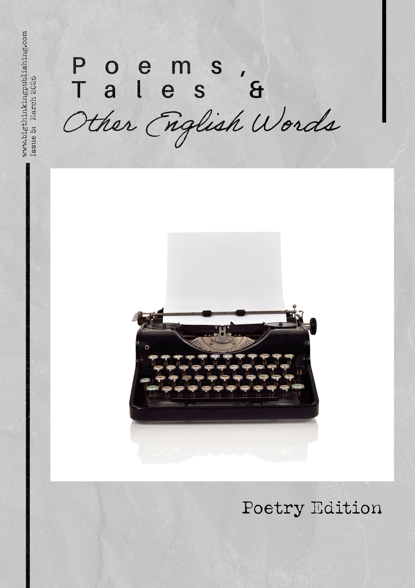 Poems, Tales & Other English Words: Issue 5 (eBook)